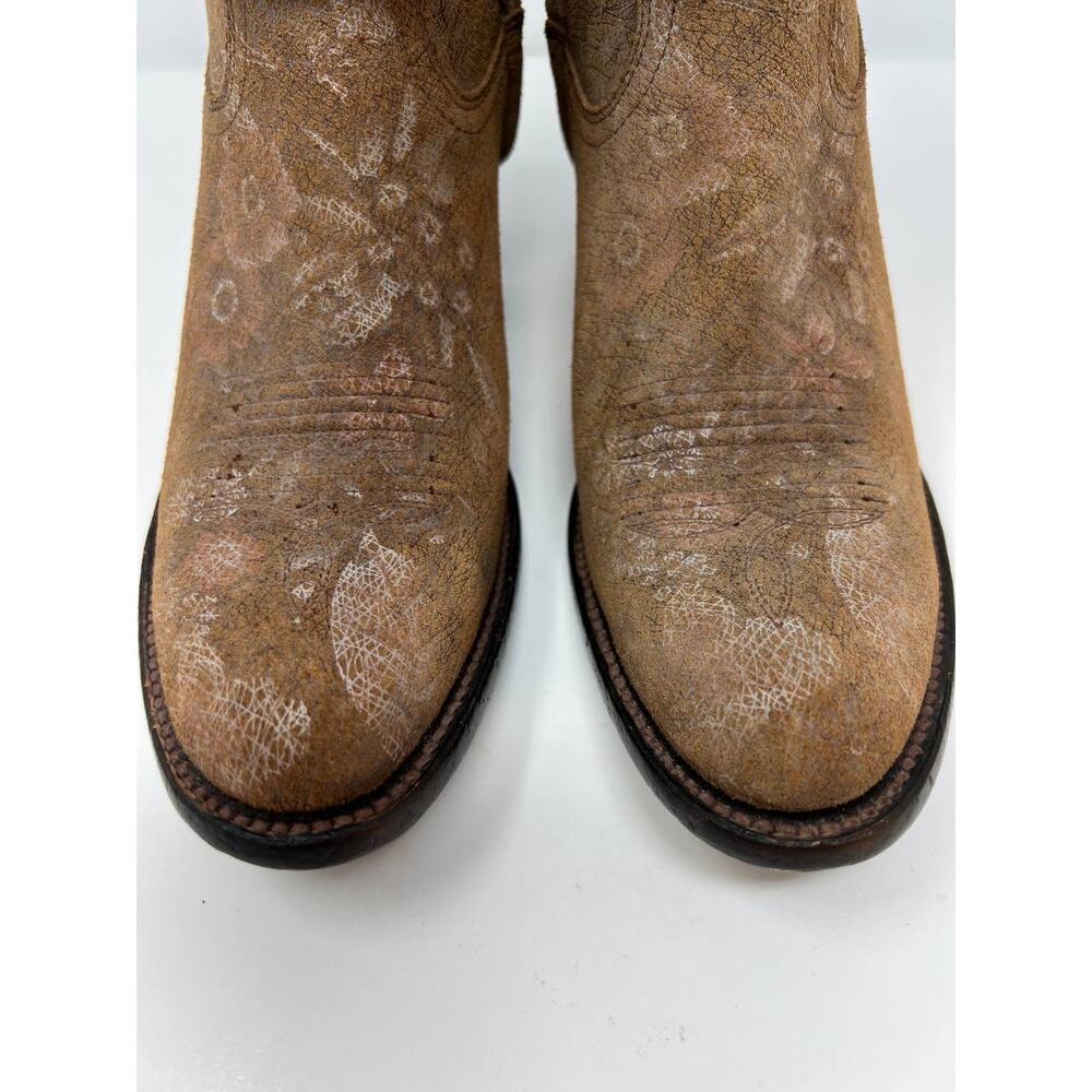 NWT Shyanne Sienna Western Ankle Boot Women's Leather 162483 Size 9155 - Picture 5 of 14